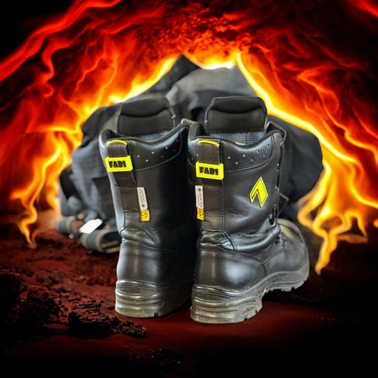 Feuerwehr-, Rettungsdienst-,THW-, Bundeswehrstiefel-Beschriftungsclip